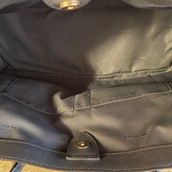 Coach Bailey Carryall Purse/Tote Bag (Navy) - Picture 5 of 8